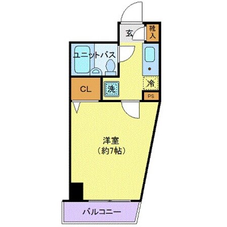 大久保駅 徒歩5分 5階の物件間取画像